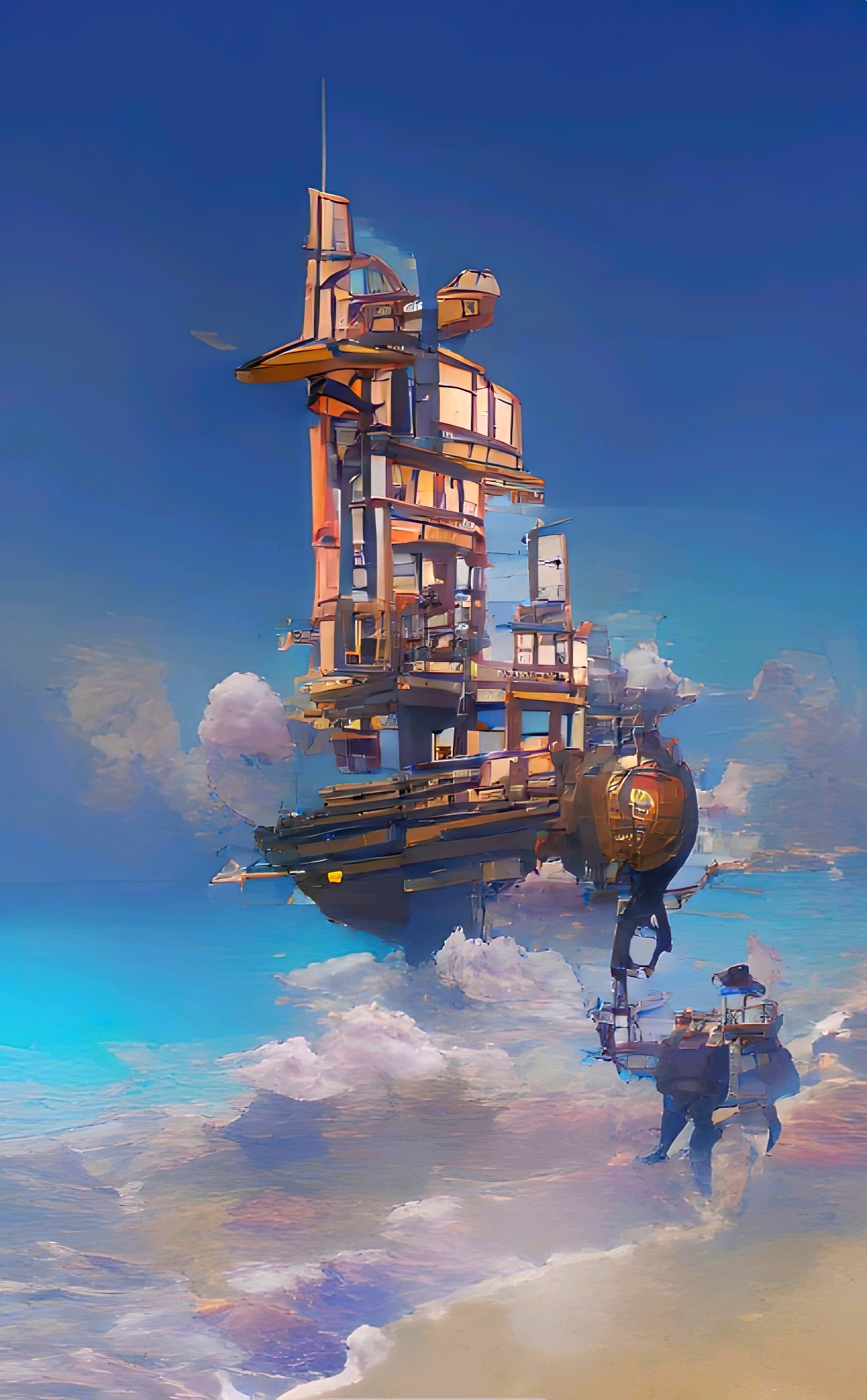 HBAR NFT Collection SciFi Towers